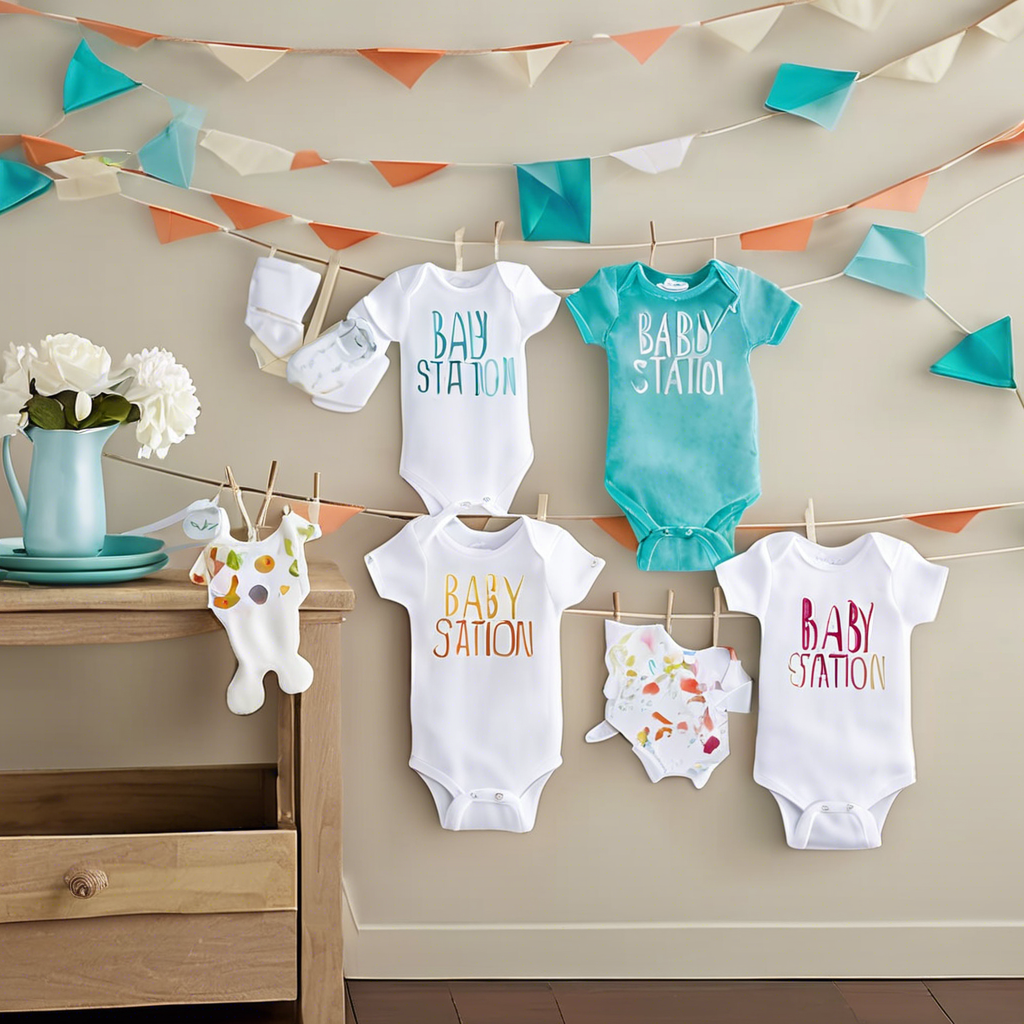 DIY Baby Onesie Station