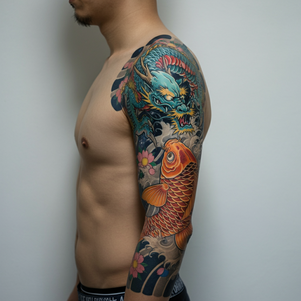 Japanese Irezumi Sleeve Tattoos