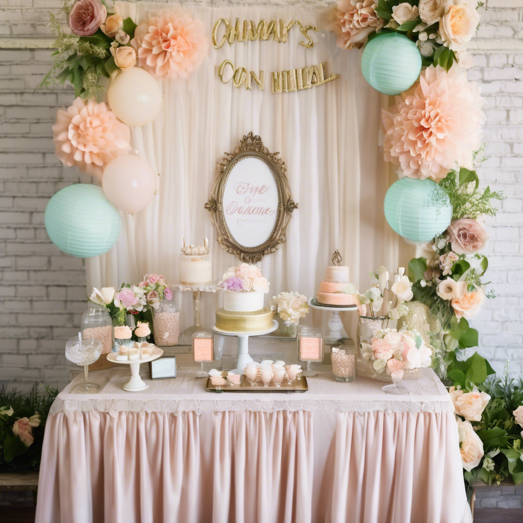 Vintage Glamour Shower