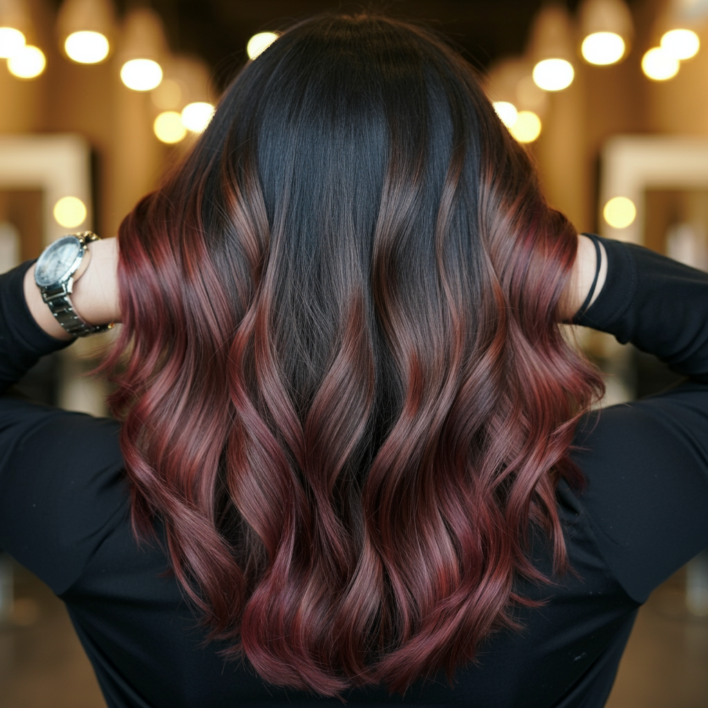 Burgundy Balayage/Ombre