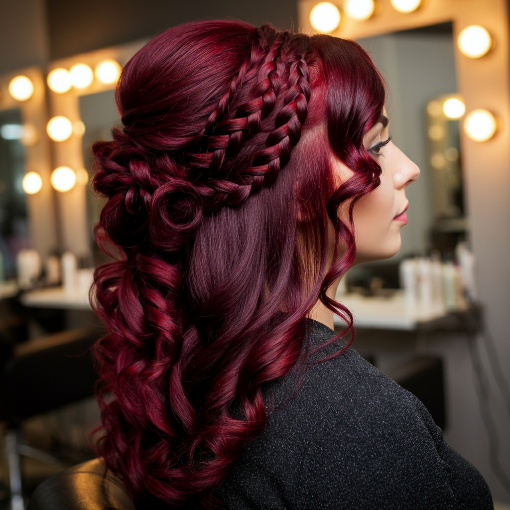 What Is Burgundy Hair
